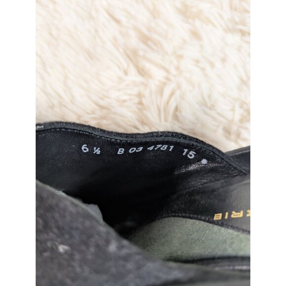 Robert Clergerie Paris Black Felt Slip-On Mules Platform Sole Shoes Size 39 - Picture 9 of 11